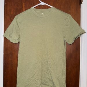 H&M Olive Green Men's Shirt